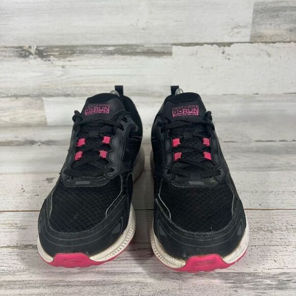 Skechers Women's‎ GOrun Consistent SN128075 Running Sneakers Black Pink Size 9.5 - Picture 4 of 9